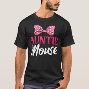 Cute Auntie Mouse Niece Nephew Aunt Women Small fa T-Shirt