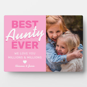 Cute Aunty Photo Plaque