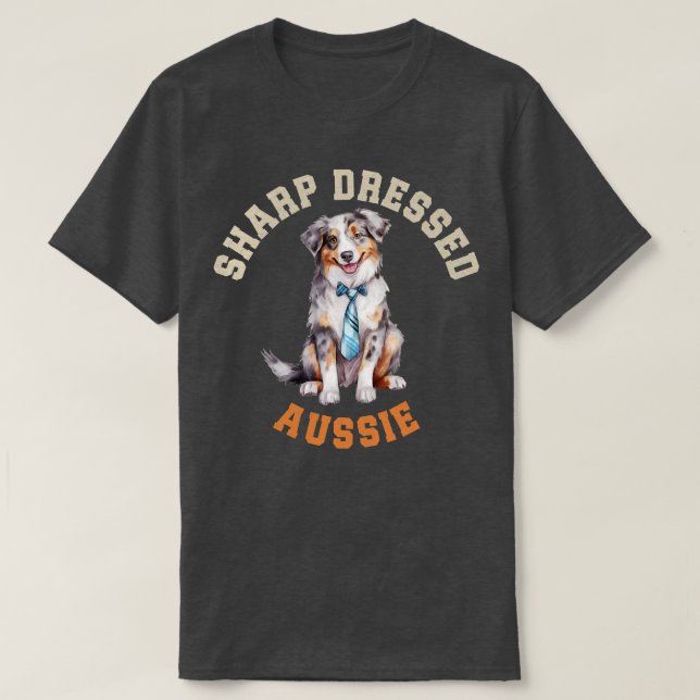 Cute Aussie Dog T-Shirt (Design Front)