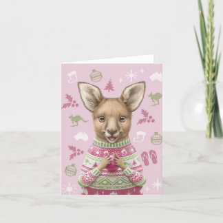 Cute Australian Animal Christmas Card