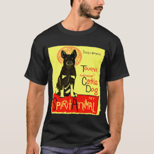 Cute Australian Cattle Dog Art Australian Blue Hee T-Shirt