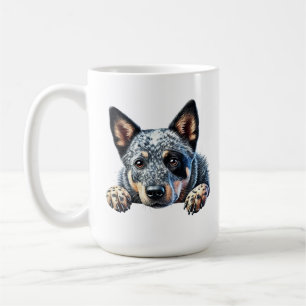 Cute Australian Cattle Dog Design" Coffee Mug