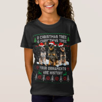 Cute Australian Cattle Dog Oh Christmas Tree Ugly 