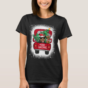 Cute Australian Kelpie Red Truck Merry Christmas B T-Shirt
