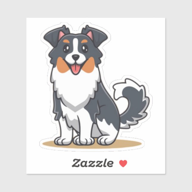 Cute Australian Shepherd-23144 (Sheet)