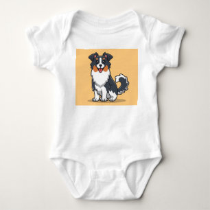 Cute Australian Shepherd-23144 Baby Bodysuit