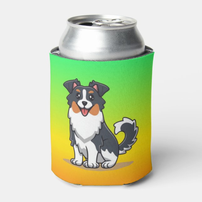 Cute Australian Shepherd-23144 Can Cooler (Can Front)