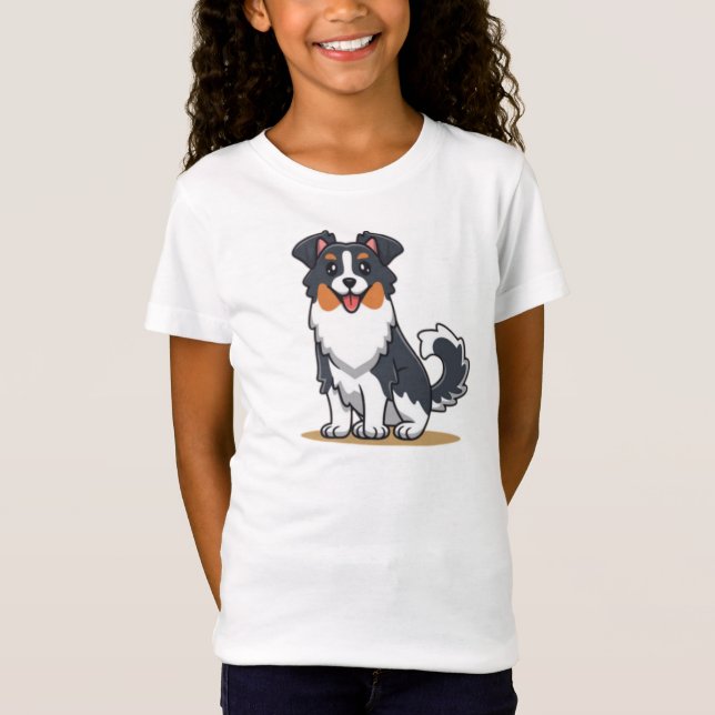 Cute Australian Shepherd-23144 T-Shirt (Front)