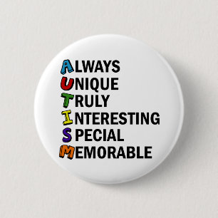 Cute Autism 6 Cm Round Badge