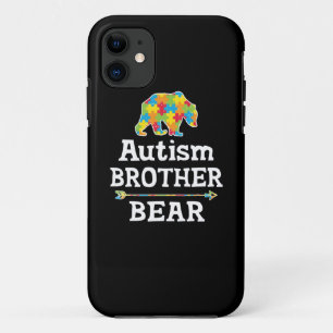 Cute Autism Awareness Brother Bear Case-Mate iPhone Case