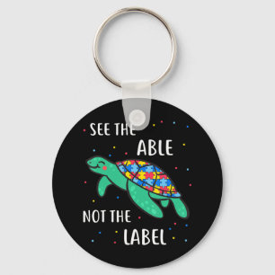Cute autism awareness gifts, clothes for youth, ki key ring