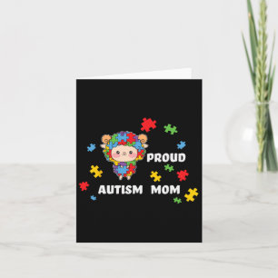 Cute Autism Awareness Women - Proud Autism Mum Lam Card