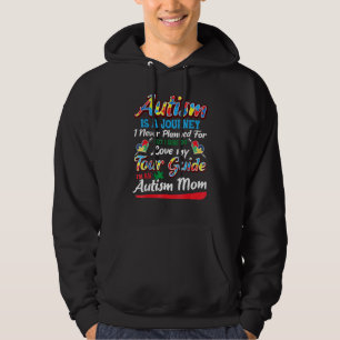 Cute Autism Mum Autism Awareness Autism Is A Journ Hoodie