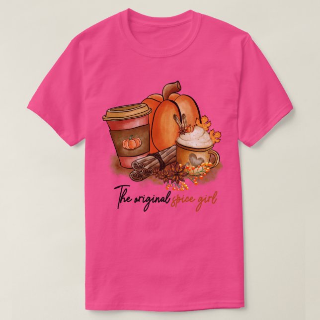 Cute Autumn Design For Girls T-Shirt (Design Front)