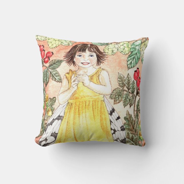 Cute Autumn Fairy Cushion (Front)