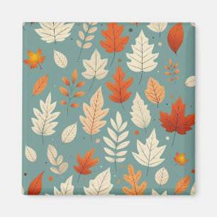Cute autumn/fall leaves magnet