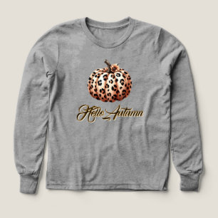 Cute autumn/fall leopard print pumpkin