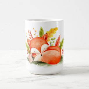 Cute Autumn Fox Coffee Mug