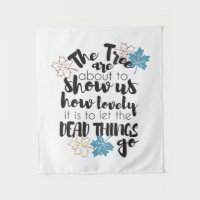 Cute autumn leaves art quotes design