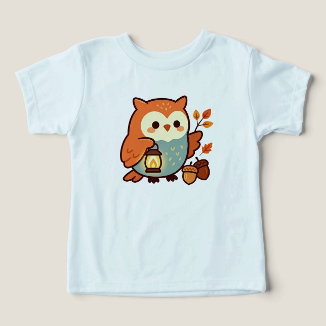 Cute Autumn Owl (Design Front)