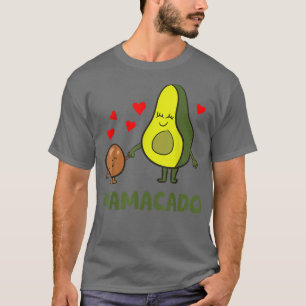 Cute Avocad Mum And Baby Funny Avocad Mamacado Gif T-Shirt