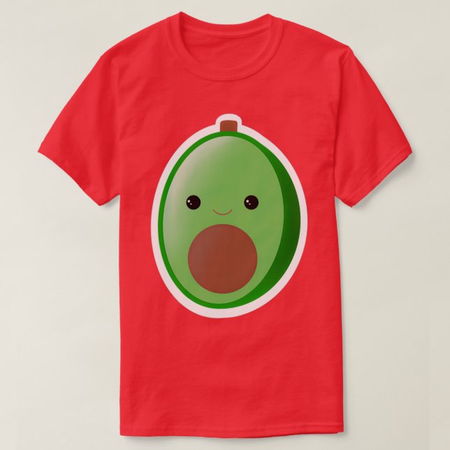 Cute Avocado 1 1 T-Shirt (Design Front)
