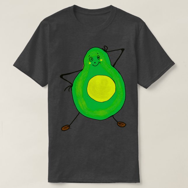 cute avocado 6 1 T-Shirt (Design Front)