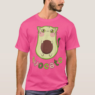 Cute Avocado Avocato CatGifts For Cats Lover T-Shirt