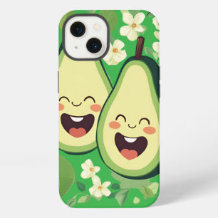Cute Avocado Couple Phone Case Funny Kawaii Frui