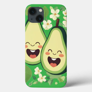 Cute Avocado Couple Phone Case Funny Kawaii Frui