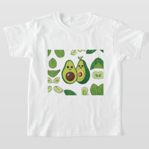 Cute Avocado Couple Phone Case   Funny Kawaii Frui T-Shirt