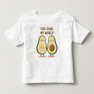 Cute Avocado Couple Toddler T-Shirt