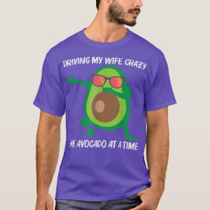 Cute Avocado Design For Men Dad Healthy Fruit Plan T-Shirt