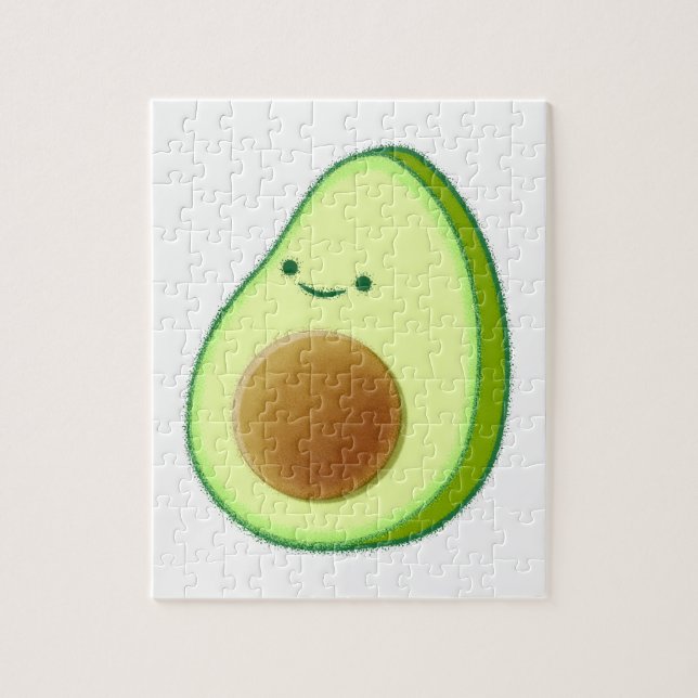 Cute Avocado Drawing Jigsaw Puzzle (Vertical)