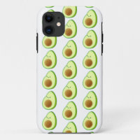 Cute Avocado Drawing Pattern