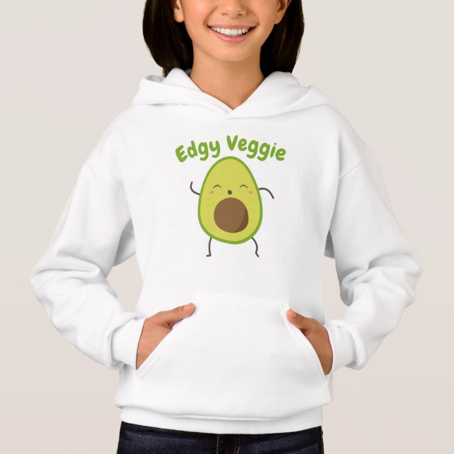 Cute Avocado Edgy Veggie (Front)
