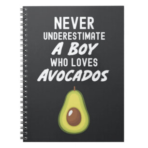 Cute Avocado Gifts For Boys Guacamole For Kids Notebook
