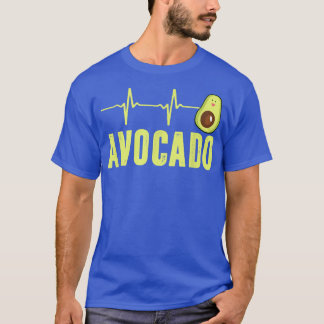 Cute Avocado Heartbeat, Vegan For Men Women, Guaca T-Shirt