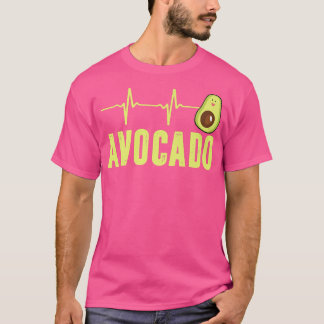 Cute Avocado Heartbeat, Vegan For Men Women, Guaca T-Shirt