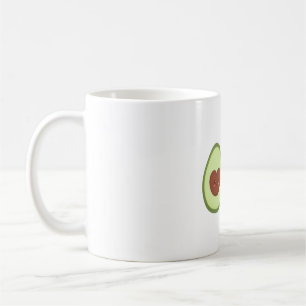 Cute Avocado Love Perfect Half Coffee Mug