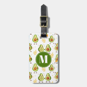 Cute Avocado Luggage Tag