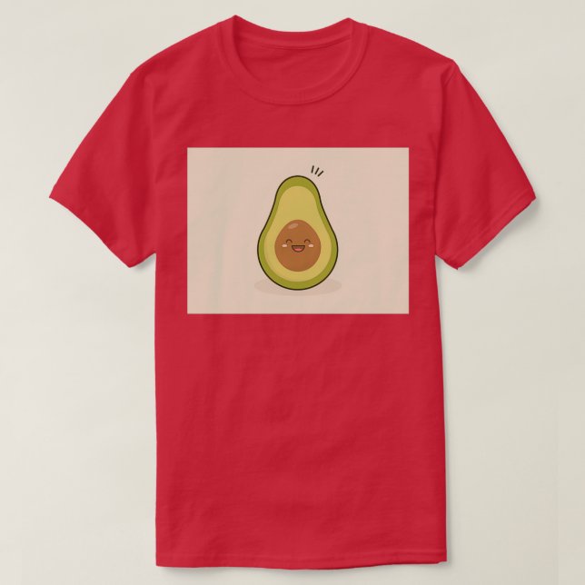 Cute Avocado Merch T-Shirt (Design Front)
