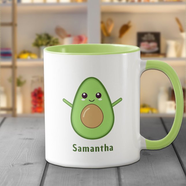 Cute Avocado  Mug (Cute Avocado Mug)