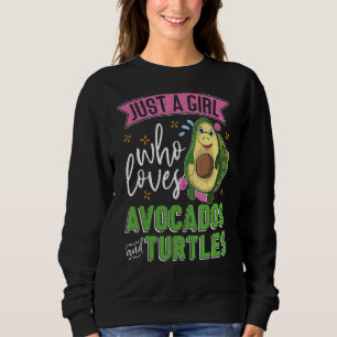 Cute Avocado Ocean Animal Cute Pet Owner Sea Turt Sweatshirt