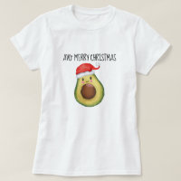Cute Avocado Santa Avo Merry Christmas