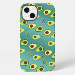 Cute Avocado slice summer Green gradient Pattern iPhone 13 Case