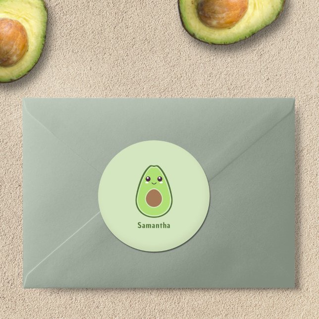 Cute Avocado Sticker (Cute Avocado Sticker)