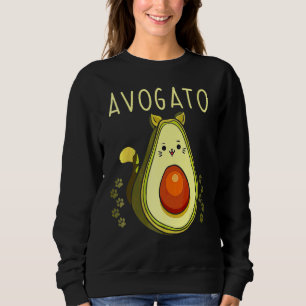 Cute Avogato Cat Avocado Cinco De Mayo Costume Sweatshirt
