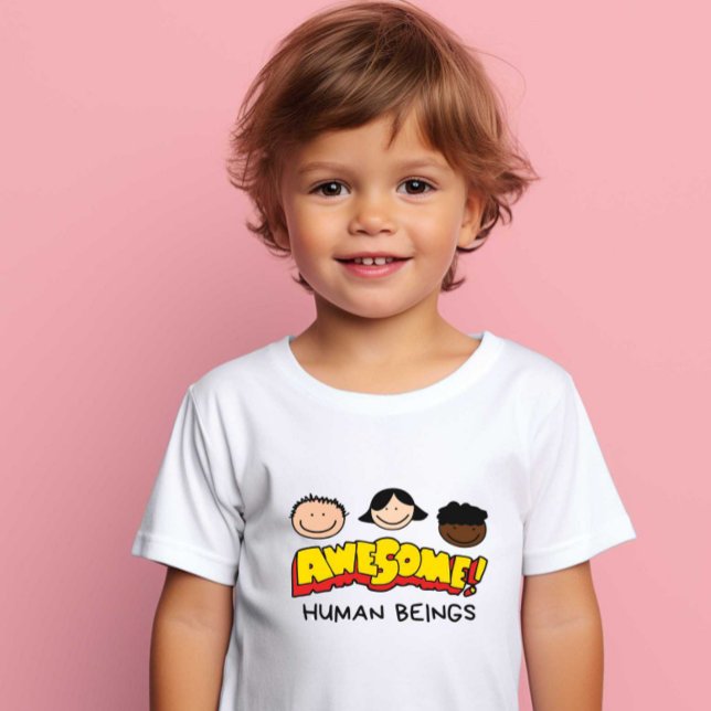 Cute Awesome Human being Baby kids Tshirts  (Creator Uploaded)