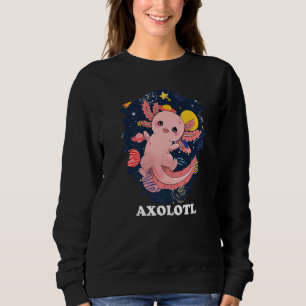 Cute Axolotl Amphibian Aquarium Owner Pet Axolotl Sweatshirt